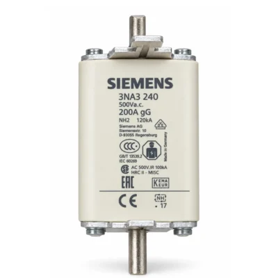 3NA3240 SENTRON NH2 200A gG 500V AC Bıçaklı Sigorta Buşonu