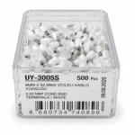 UY-3005S 0,50 mm² İzoleli Beyaz Kablo Yüksüğü
