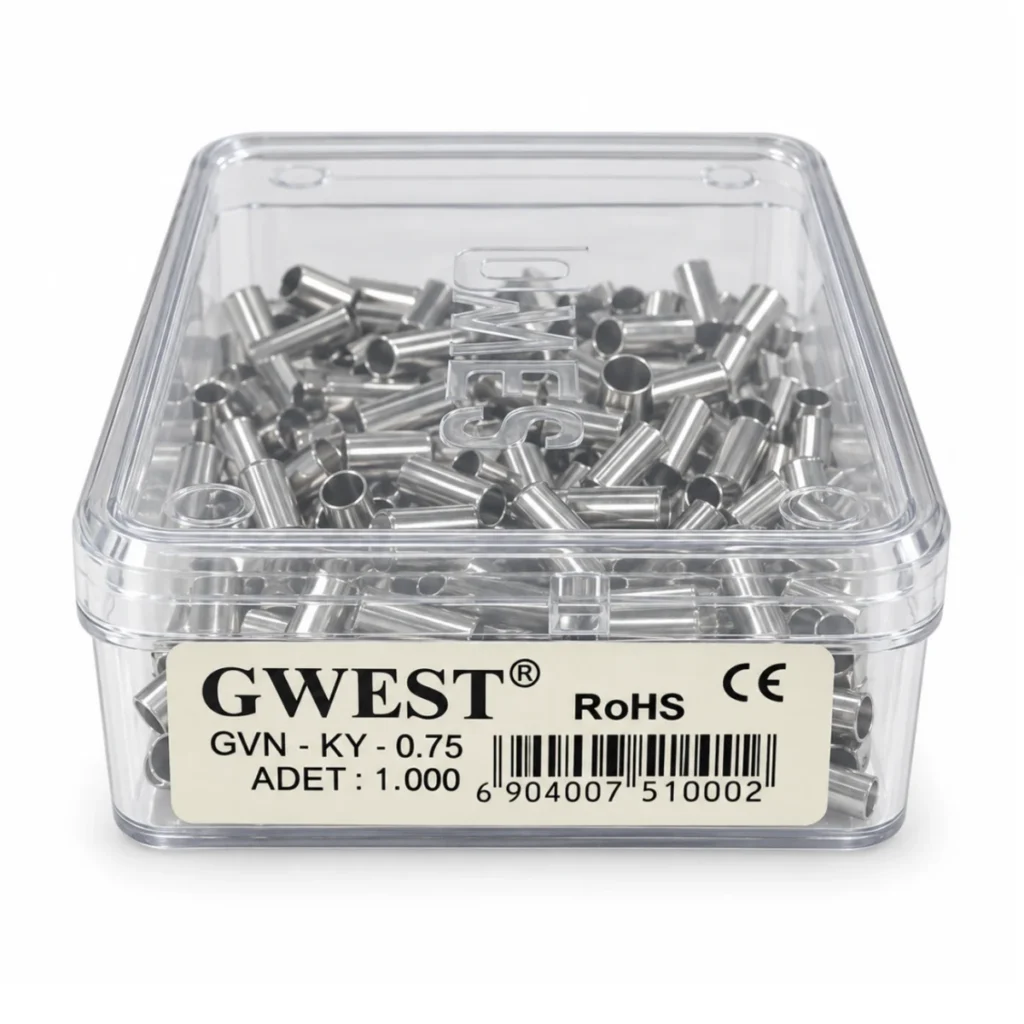 GVN-KY-0.75 0,75 mm² İzolesiz Kablo Yüksüğü