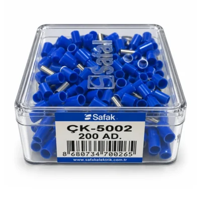 ÇK-5002 1,50–2,50 mm² M5 Çatal Tip İzoleli Kablo Ucu