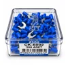 ÇK-6002 1,50–2,50 mm² M6 Çatal Tip İzoleli Kablo Ucu mavi renk