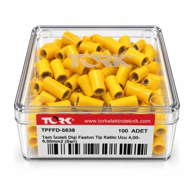 TPFFD-5638 4,00–6,00 mm² Tam İzoleli Dişi Faston Kablo Ucu