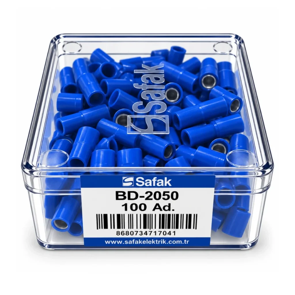 BD-2050 1,50–2,50 mm² İzoleli Dişi Terminal