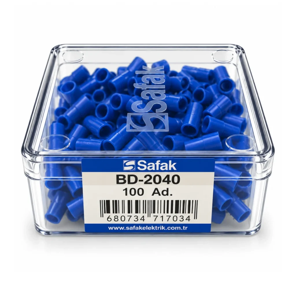 BD-2040 1,50–2,50 mm² İzoleli Dişi Terminal