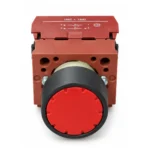 YAYLI STOP BUTON  1NO+1NC  – Kırmızı