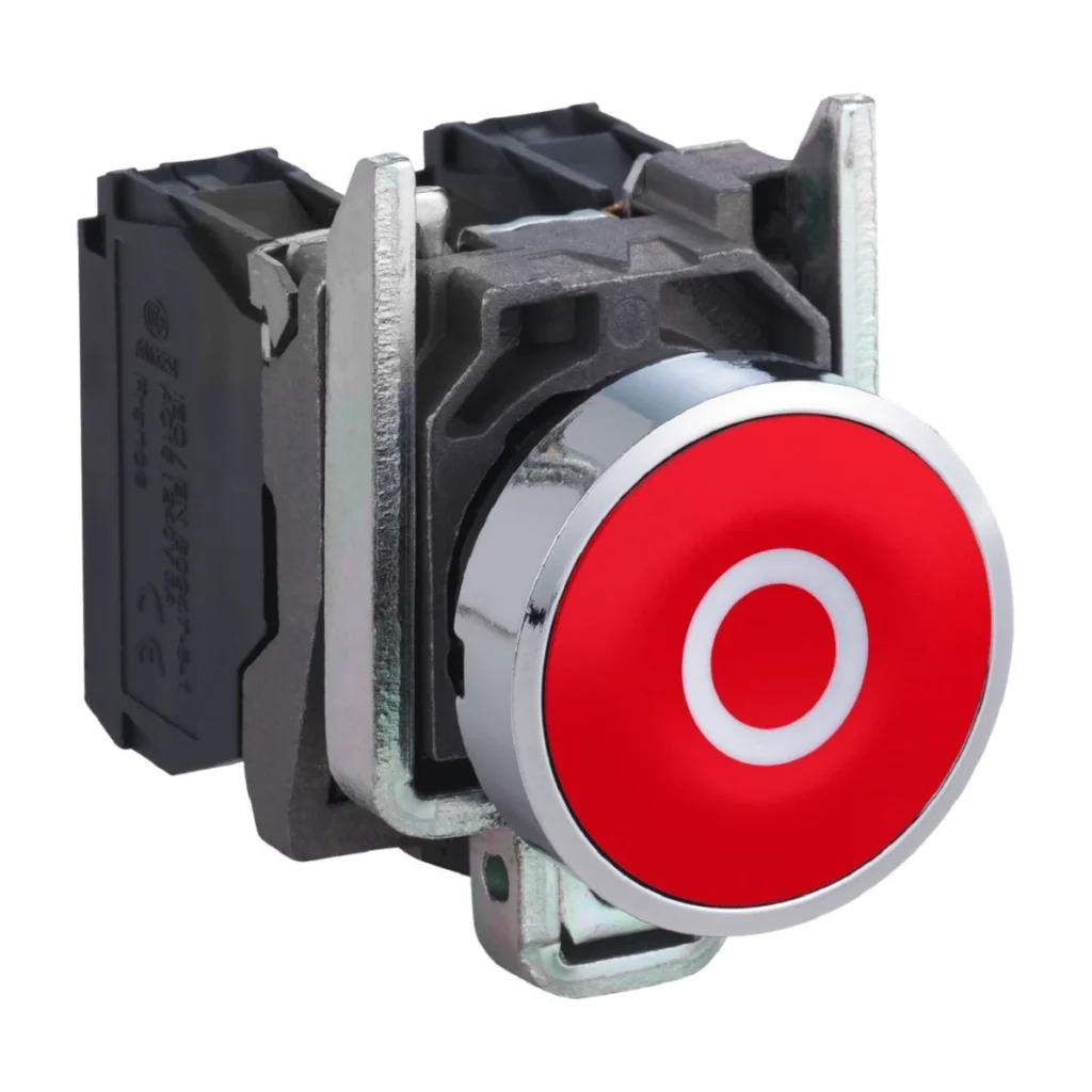 Schneider XB4BA322 Ortası İşaretli Stop Buton