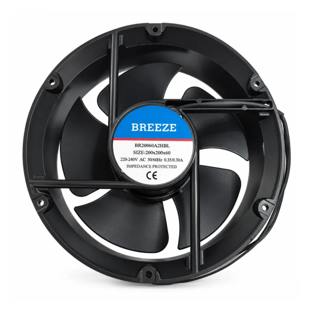 BR20060A2HBL AC Fan – 200×200×60 mm, 220-240V