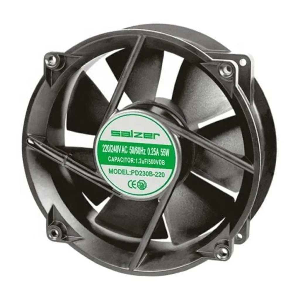 Salzer PD230B-220 220V Yuvarlak Pano Fanı