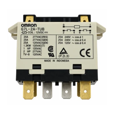 G7L-2A- TUB  12V DC Güç Rölesi – 12VDC, 2NA, 25A