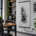 220V 450W Dekoratif Duvar Tipi Elektrikli İnfrared Isıtıcı – 58 × 120 cm