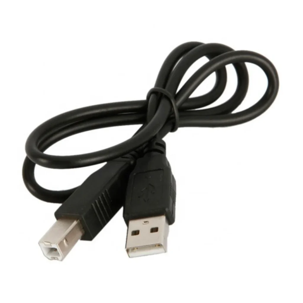 USB 2.0 A-B Erkek Yazıcı Kablosu 1 mt – Yüksek Hızlı USB Printer/Fax Kablosu