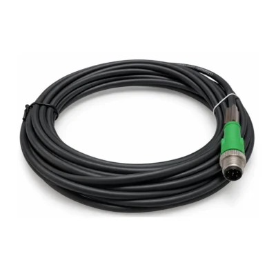 M12 5 Pin Düz Erkek Sensör Kablosu - 10 mt