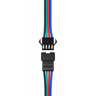 4 Pinli Kablolu ERKEK DİŞİ , 15 cm, 22 AWG