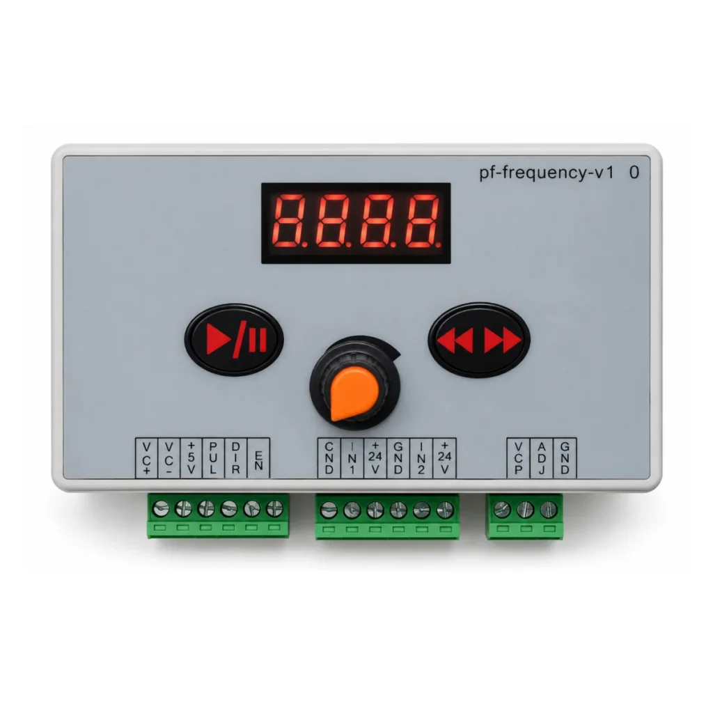 PF-Frequency-V1.0  dc 12v 24v step motor hız kontrol Dijital Frekans / Pulse Üretici Kontrol Modülü – PUL/DIR/EN