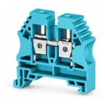 Klemsan AVK 10 304151RP Vidalı Ray Klemens – 10 mm², Mavi