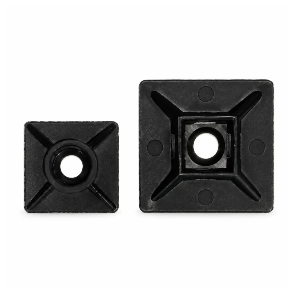 Çetinkaya ÇKB 19-19S Yapışkanlı Kroşe – 19×19 mm, Siyah, 100’lü Paket