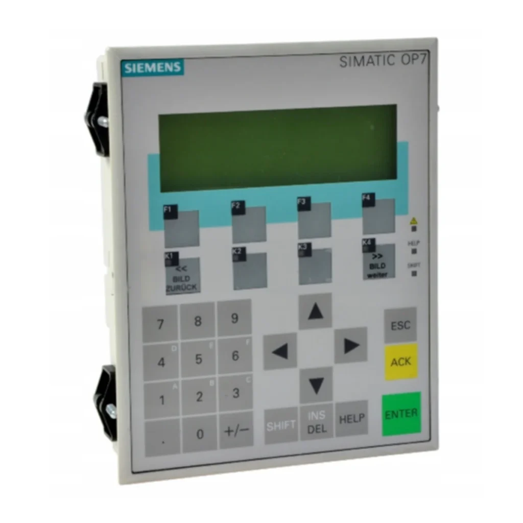 Siemens HMI 6AV3607-1JC20-0AX1 OP7-DP