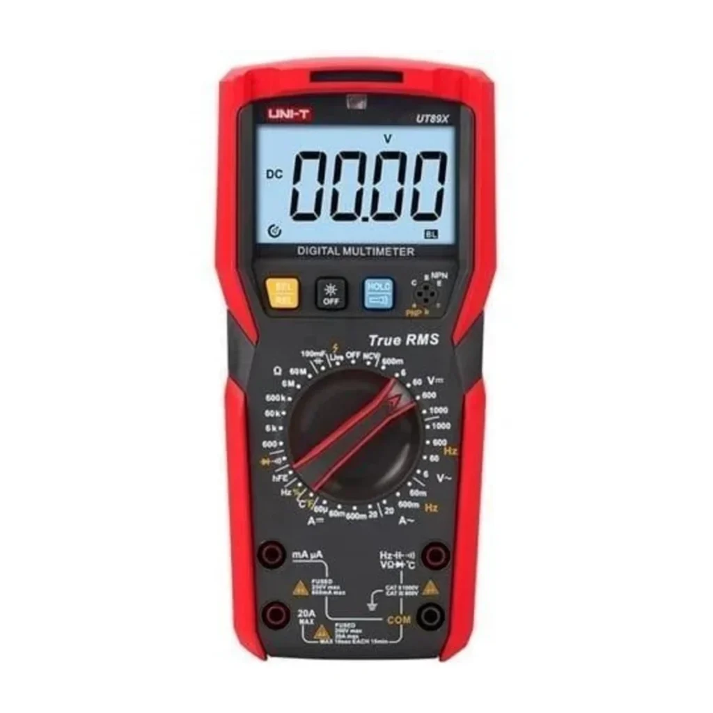 UT89X True RMS Dijital Multimetre – 6000 Sayım, 1000V AC/DC, 20A