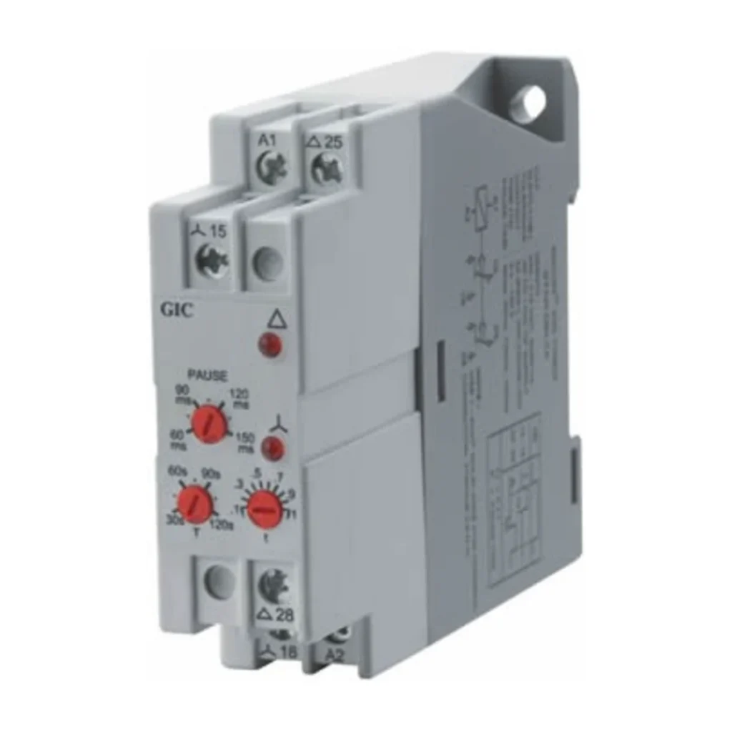 2AJDT1 Asimetrik Flaşörlü Zaman Rölesi – 24…240V AC/DC