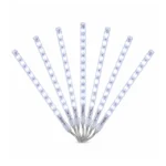 LED Meteor Yağmuru Işığı – 50 cm, 8 Boru, 220V