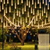 LED Meteor Yağmuru Işığı – 50 cm, 8 Boru, 220V