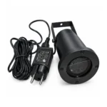 Kar Tanesi Projektör Işığı – Dönen Desenli, Renkli LED, 14V DC