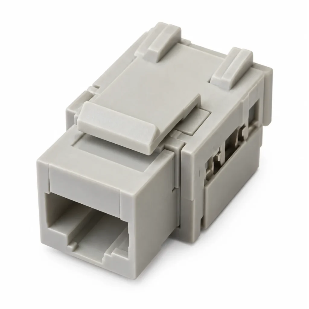 CAT6 Keystone Jack – Dişi-Dişi Data Konnektörü