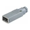 STAS 3 N Gri/Gri Kablo Fişi – 3+PE, 16A, 400V