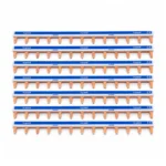 Yatay Tarak Bara – 63A, 400V, 16 mm², 13 Modül