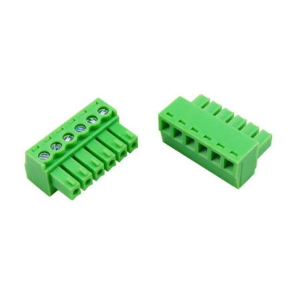 6 Pin 3.81 mm Dişi Geçmeli PLC Klemens