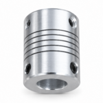 Alüminyum Kaplin 8×8 mm (Gövde Ø25 mm, Boy 25 mm)