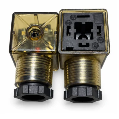 220V AC LED Göstergeli Solenoid Valf Soketi