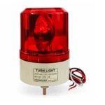 Hanyoung TFB-012 buzzerli döner ikaz lambası – Ø84mm 220V AC kırmızı